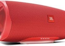 JBL Charge 4 Portable Waterproof Wireless Bluetooth Speaker – Red (Renewed)