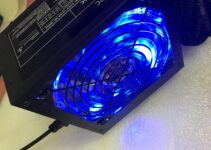 KDMPOWER MI-X8775CD 750W Quiet Large Fan Grill Blue LED Gaming ATX Power Supply
