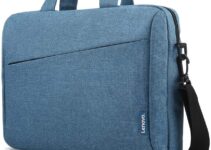 Lenovo Laptop Carrying Case T210, fits for 15.6-Inch Laptop and Tablet, Sleek Design, Durable and Water-Repellent Fabric, Business Casual or School, GX40Q17230 Casual Toploader – Blue