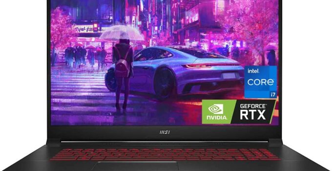 MSI 2023 Newest GF76 17.3" 144Hz FHD Gaming Laptop, Intel Core i7-12700H(> R9 6900HX), NVIDIA GeForce RTX 3060, 32GB RAM, 1TB NVMe SSD, WiFi 6, Webcam, Backlit KB, HDMI, RJ45, +CUE Accessories