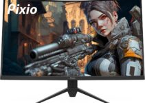 Pixio PXC277 Advanced 27 inch 165Hz Fast VA 1ms GTG WQHD 2560 x 1440 Wide Screen Display Professional 1440p 165Hz DCI P3 97% 27-inch FreeSync HDR, 27 inch Curved Gaming Monitor