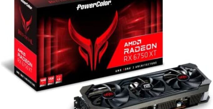 PowerColor Red Devil AMD Radeon RX 6750 XT Graphics Card with 12GB GDDR6 Memory