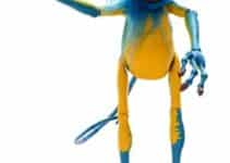 Theme Park Star Wars – Galaxy’s Edge Salacious Crumb – Kowakian Monkey-Lizard – Shoulder Puppet Talking Figure – Blue and Multicolor