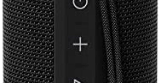 MIATONE Portable Bluetooth Speakers 36W Stereo Sound Bass Boost, Bluetooth 5.3 Wireless Speaker USB Type C Outdoor, 5000mAh 16H Playtime IPX7 Waterproof, Color Lights Speaker – Black