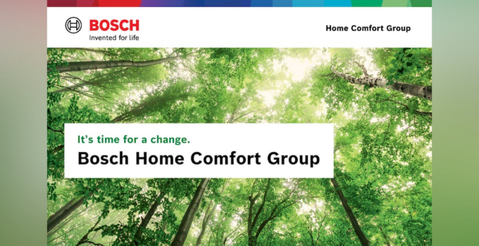 Bosch Thermotechnology Rebrands as Bosch Home Comfort Group