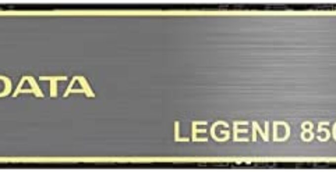 ADATA 2TB SSD Legend 850 LITE, NVMe PCIe Gen4 x 4 M.2 2280 Internal Solid State Drive, Speed up to 5,000MB/s, Storage for Gaming and PC Upgrades, High Endurance with 3D NAND
