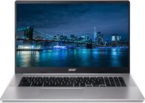 Acer 2023 17" FHD Laptop, Intel Celeron N Processor Up to 2.78GHz, 4GB Ram, 128GB Storage(64GB SSD+64GB MicroSD), Intel 4K Graphics, Ultra-Fast WiFi, Chrome OS, Dale Silver(Renewed)