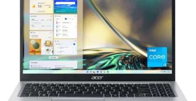 Acer Aspire 5 A515-56-347N Slim Laptop – 15.6″ Full HD IPS Display – 11th Gen Intel i3-1115G4 Dual Core Processor – 8GB DDR4 – 128GB NVMe SSD – WiFi 6 – Amazon Alexa – Windows 11 Home in S Mode