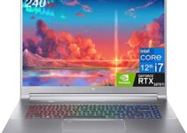 Acer Predator Triton Gaming Laptop 2023 Newest, 16″ 2K IPS Display, GeForce RTX 3070 Ti, Intel Core i7-12700H, 16GB DDR5 RAM, 1TB SSD, Fingerprint, Wi-Fi 6E, Backlit Keyboard, Windows 11 Home