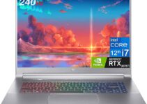 Acer Predator Triton Gaming Laptop 2023 Newest, 16" 2K IPS Display, GeForce RTX 3070 Ti, Intel Core i7-12700H, 32GB DDR5 RAM, 1TB SSD, Fingerprint, Wi-Fi 6E, Backlit Keyboard, Windows 11 Home