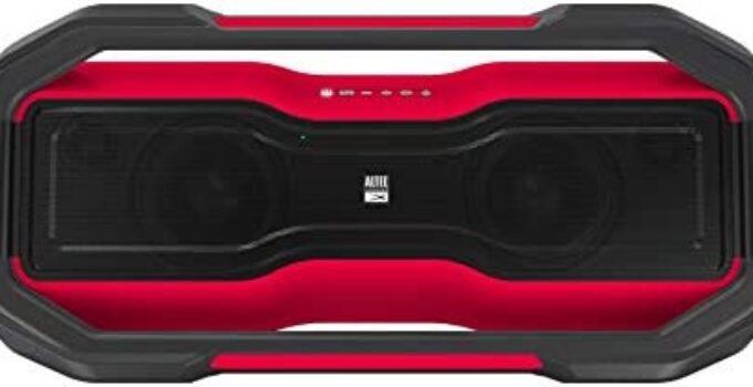 Altec Lansing ROCKBOX XL Wireless Bluetooth Speaker, Portable Waterproof Speaker with 20 Hour Playtime and 5 Illuminating LED Light Modes, Floating Wireless Speaker for Indoors and Outdoors