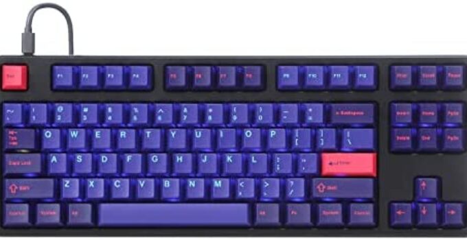DROP Signature Series Mechanical Keyboard – Tenkeyless TKL (87 Key), GMK Doubleshot Keycaps, Tactile Holy Panda Switches, Hot-Swap, Backlit RGB LED, USB-C, Aluminum Frame (Ultrasonic)
