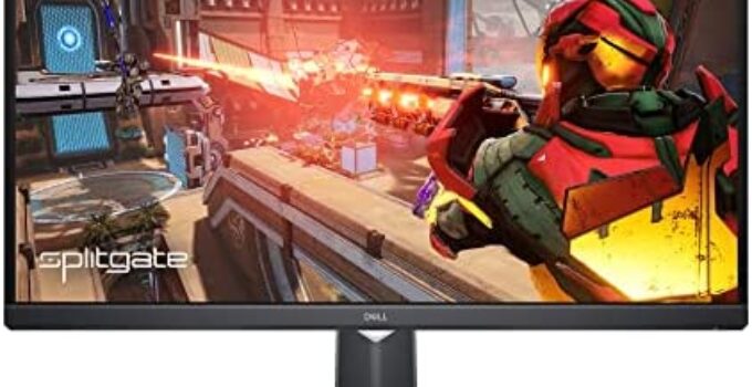 Dell Gaming Monitor 32 Inch, 165Hz, Quad-HD Widescreen LED LCD, IPS Display, USB C, (QHD) 2560 x 1440p, HDMI 2.0, DisplayPort 1.4, 1.07 Billion Colors, 1ms (Gray-to-Gray), No Bezel, G3223D – Black
