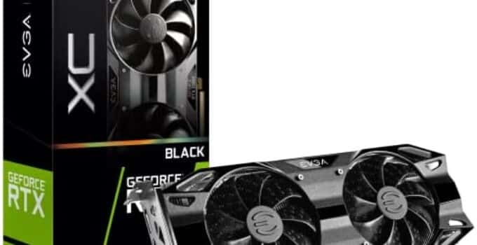 EVGA GeForce RTX 2060 12GB XC Black Gaming, 12G-P4-2261-KR, 12GB GDDR6, Dual Fans, Metal Backplate