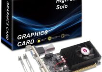 GPVHOSO GeForce GT 730 4GB DDR3 PCI Gaming Graphics Card Express 2.0 x16 (x8 Lanes) with Cooling Fan, VGA, HDML, DVI, Plug and Play