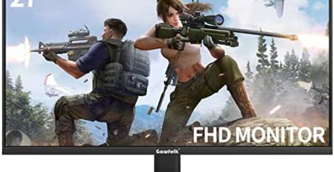 Gawfolk 27 Inch FHD Gaming Monitor 144Hz/ 165Hz, Full HD 1080P Computer Monitors Ultra-Thin Zero Frame, 1ms GTG with FreeSync, Low Motion Blur, sRGB 99%, VESA, Tilt Adjustable, Eye Care