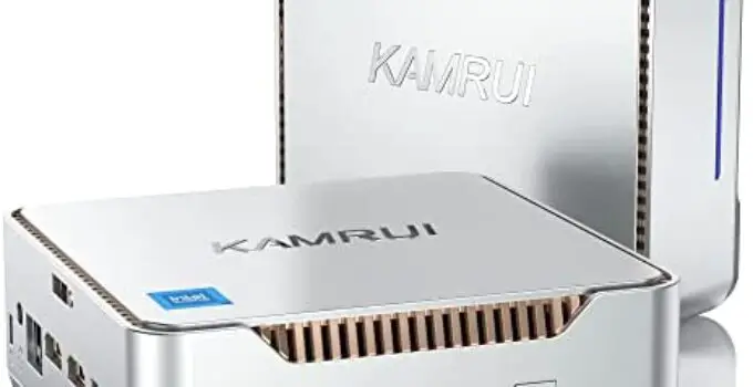 KAMRUI Mini PC,12th Intel Alder Lake- N95 up to 3.4 GHz,16GB RAM+512GB M.2 SSD, Windows 11 Pro Mini Computer,Support 2.5″ SATA SSD,WiFi 2.4G/5G,Bluetooth4.2,Triple Display,4K Reliable Office Small PC