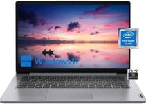 Lenovo IdeaPad 2023 Flagship 14″ HD Screen Lightweight Laptop, 4-Core Intel Pentium N5030 (Upto 3.1GHz), 4GB RAM, 128GB eMMC,WiFi, Webcam, Long Battery Hours, Microsoft 365, Win 11S+HubxcelAccessory