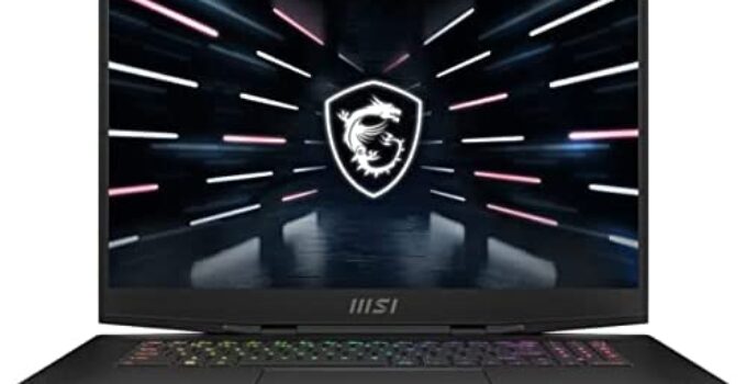 MSI Stealth GS77 17.3″ UHD 4K 120Hz Ultra Thin & Light Gaming Laptop: Intel Core i9-12900H RTX 3080 Ti 32GB DDR5 1TB NVMe SSD, USB-Type C, Thunderbolt 4, CNC Aluminum, Win11 Pro: Core Black 12UHS-040