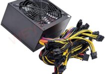 New 2000W PSU Gold Power Supply for Computer 8 Video Card Mining Bitcoin Miner Ethereum S9 S7 L3 Rig Mining ATX PC 110V-220V ETH ETC ZEC ZCASH DGB XMR