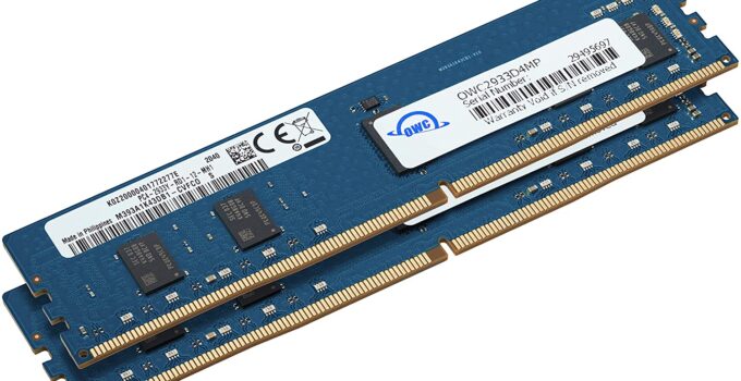 OWC 128GB (2 x 64GB) PC23400 DDR4 ECC-R 2933MHz RDIMMs Memory Compatible with Mac Pro 2019 and up Models (OWC2933R6M128)
