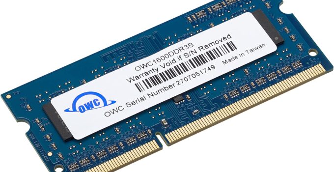 OWC 4GB PC12800 DDR3L 1600MHz SO-DIMM Memory Compatible with 2011-2015 iMac, 2011-12 Mac Mini, and 2011-2012 MacBook Pro (Non-Retina Display) Models (OWC1600DDR3S4GB)