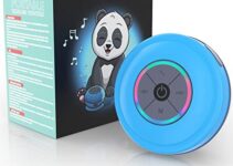 Speakers Bluetooth Wireless – Colorful Shower Speaker – Advanced Waterproof Bluetooth Speaker with Suction Cup Installation – Wireless Speakers with Bluetooth and Rechargeable Battery bathroom speaker