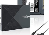 TECMIYO 512GB SATA SSD Internal Solid State Drive- 6 Gb/s, 2.5 inch /7mm (0.28″) 3D V-NAND R/W up to 520/460 MB/s
