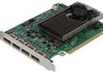VisionTek Radeon RX 550 4GB GDDR5 4K Monitor Graphics Card, 4X DisplayPort Outputs, PCI Express 3.0, DirectX 12, Bus-Powered – 901458