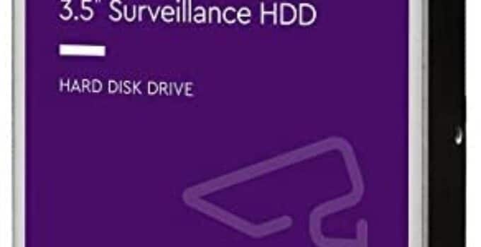 Western Digital 8TB WD Purple Surveillance Internal Hard Drive HDD – SATA 6 Gb/s, 128 MB Cache, 3.5″ – WD84PURZ