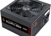 Zalman GigaMax 600W 80+ Bronze Power Supply, High Efficiency Stable Output, 5 Year Warranty, Certified 80 Plus PSU, Up to 87% Efficiency, Non-Modular (600 Watts)