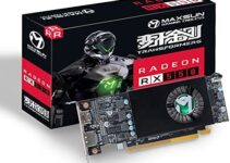 maxsun AMD Radeon RX 550 4GB Low Profile Small Form Factor Video Graphics Card for Gaming Computer PC GPU GDDR5 ITX SFF HDPC 128-Bit DirectX 12 PCI Express X16 3.0, HDMI, DisplayPort