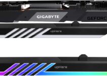 upHere 5V 3-pin Addressable RGB Graphics Card GPU Brace Support Holder,Support Video Card Sag Holder/Holster Bracket-GL28ARGB