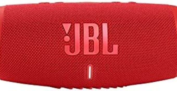 JBL CHARGE 5 – Portable Bluetooth Speaker with IP67 Waterproof and USB Charge out – Red
