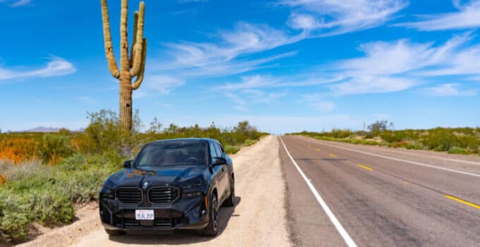 Driving across the American West in techno-excess with the BMW XM