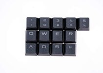 Cherry MX Key Switch FPS Backlit Key Caps for Corsair Gaming Keyboards! (Gray)