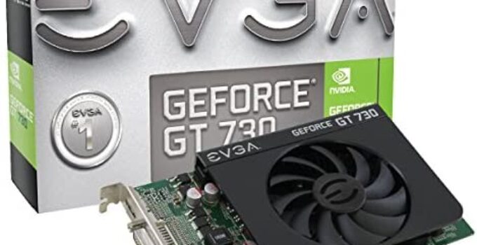 EVGA GeForce GT 730 4GB DDR3 128bit Dual DVI mHDMI Graphics Cards 04G-P3-2739-KR