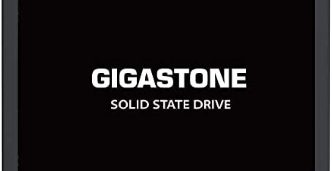 Gigastone 250GB SSD SATA III 6Gb/s. 3D NAND 2.5″ Internal Solid State Drive, Read up to 500MB/s. Compatible with PC, Desktop and Laptop, 2.5 inch 7mm (0.28”)