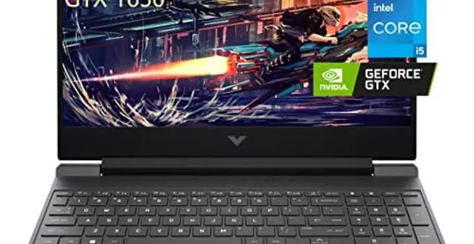 HP 2022 Victus Gaming Laptop, 15.6-Inch 144Hz FHD Display, 12th Gen Core i5-12450H(Beat R7 5800H), 32GB 3200 RAM, 1TB PCIe SSD, NVIDIA GeForce GTX 1650, WiFi 6, Backlit KB, RJ-45, HDMI, Win 11 H