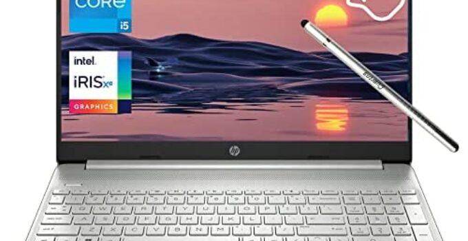 HP Flagship Touchscreen Laptop 15.6″ HD Display, Intel Core i5-1155G7(Beat i7-1065G7), 32 GB RAM – 1 TB PCie SSD, Intel Iris Xe Graphics, Numeric Pad, Bluetooth 5, Windows 11 Home, Silver