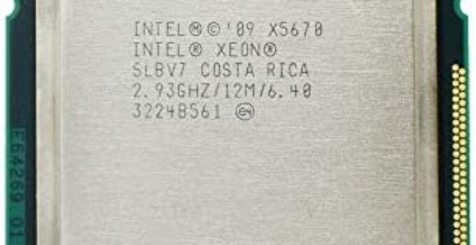 Intel Xeon SLBV7 X5670 2.93GHz 6.4GT/s 12MB L3 Cache Socket LGA1366
