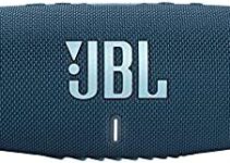 JBL CHARGE 5 – Portable Bluetooth Speaker with IP67 Waterproof and USB Charge out – Blue