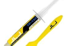 JLJ Thermal Paste, 1.5g CPU Paste Thermal Compound Paste Heatsink for IC/Processor/CPU/All Coolers, Carbon Based High Performance, Thermal Interface Material, CPU Thermal Paste