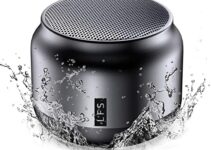LFS Portable Bluetooth Shower Speaker, Waterproof Outdoor Wireless Speaker, Ultra-Long Play Time 15 Hours, TWS Pairing, Suitable for Home, Pool, Beach, Boating, Hiking, Camping