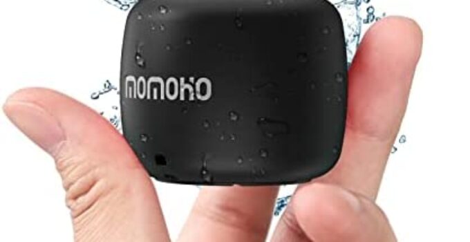 MOMOHO Mini Bluetooth Speaker Waterproof Speaker Portable Speaker Wireless Speaker Brief Design IPX7 Waterproof Small Speaker TF Card Play Support for Outdoor Use, Shower, Party, Hiking
