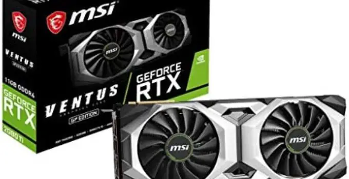 MSI Gaming GeForce RTX 2080 Ti 11GB GDRR6 GRAPHIC CARD G208TVGP11 (Renewed)