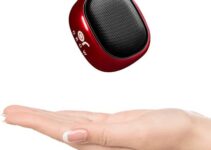 OROROW Small Bluetooth Speaker,Mini Portable Wireless Speaker,49-Foot Bluetooth Range,Enhanced Bass,Support TF Card,Bluetooth Speaker for iPhone,Travel,Hiking,Car,Gift(Red)