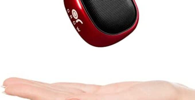 OROROW Small Bluetooth Speaker,Mini Portable Wireless Speaker,49-Foot Bluetooth Range,Enhanced Bass,Support TF Card,Bluetooth Speaker for iPhone,Travel,Hiking,Car,Gift(Red)