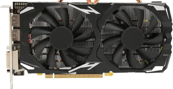 RX 580 Graphics Card, RX580 8GB GDDR5 256bit, Dual Cooling Fans, with Three DP, one HD Multimedia Interface and one DVI, 60Hz 4K 1080P PC Graphics Card HD Game Graphics Card