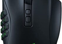 Razer Naga V2 Pro Wireless Gaming Mouse: Interchangeable Side Plate w/ 2, 6, 12 Button Configurations – Focus+ 20K DPI Optical Sensor – Fastest Gaming Mouse Switch – Chroma RGB Lighting